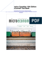 Microeconomics Canadian 15th Edition Mcconnell Test Bank