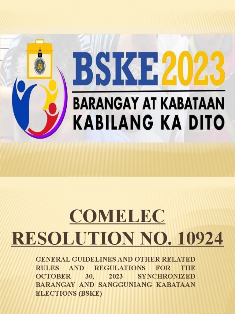 Resolution No 10924 PDF Government