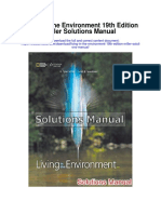 Living in The Environment 19th Edition Miller Solutions Manual