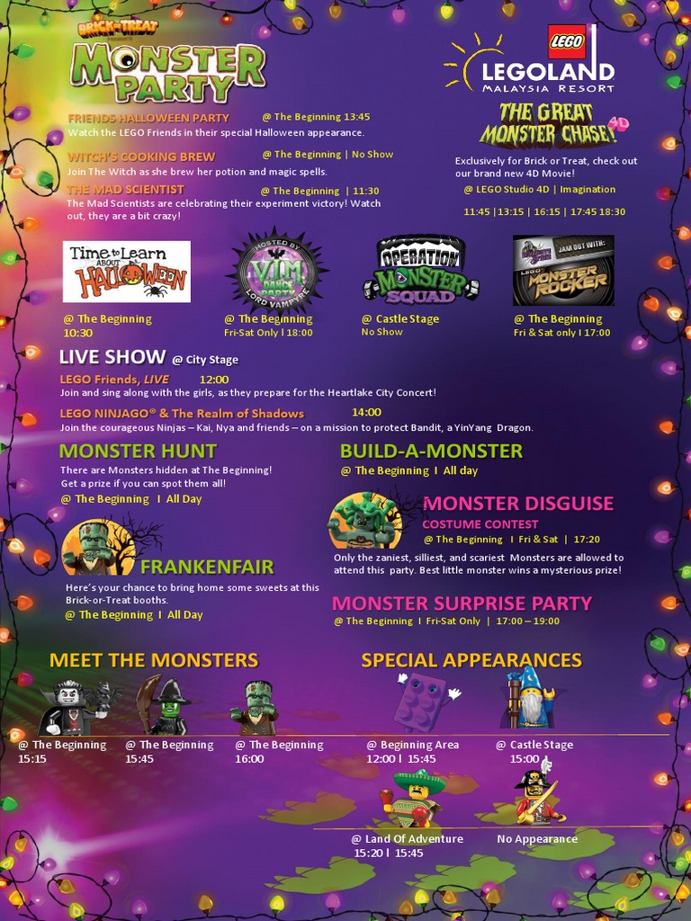 BOT Monster Party SHOW GUIDE FINAL 22102022 | PDF