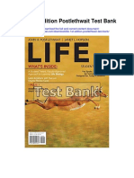 Life 1st Edition Postlethwait Test Bank