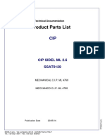 CIP Production Part List