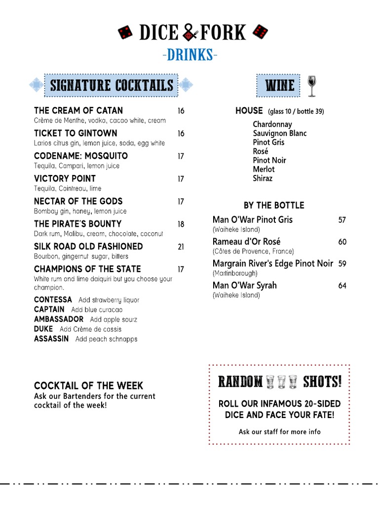 Dice&ForkMenu PDF