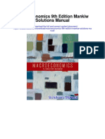 Macroeconomics 9th Edition Mankiw Solutions Manual