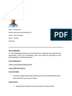 MD: Nur Mohammad: Resume of
