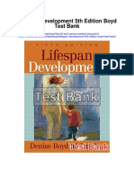 Lifespan Development 5th Edition Boyd Test Bank