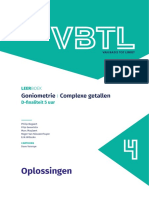 VBTL 4 D5 Goniometrie en Complexe Getallen H1 Oplossingen