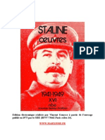 Staline Oeuvres Tome XVI 1941 1949