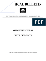 TRI 3004 Garment Dyeing With Pigments