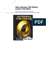 Multivariable Calculus 10th Edition Larson Test Bank