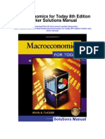 Macroeconomics For Today 8th Edition Tucker Solutions Manual