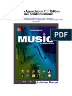Music An Appreciation 11th Edition Kamien Solutions Manual