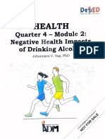 HEALTH Quarter 4 - Module 2 Negative Health Impacts of Drinking Alchohol