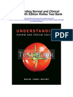 Nderstanding Normal and Clinical Nutrition 9th Edition Rolfes Test Bank