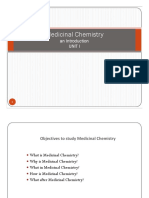 MCH 402 Medicinal Chemistry (Chapter I)