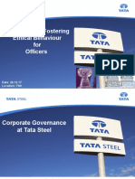 Corporate Governance at Tata Steel - 2017