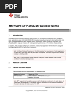 Mmwave DFP Release Notes