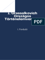 I. Grassalkovich Országos Történelemverseny Feladatlap 1