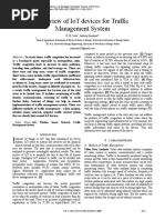 A Review of IoT Devices For Traffic Management System