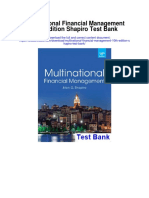 Multinational Financial Management 10th Edition Shapiro Test Bank