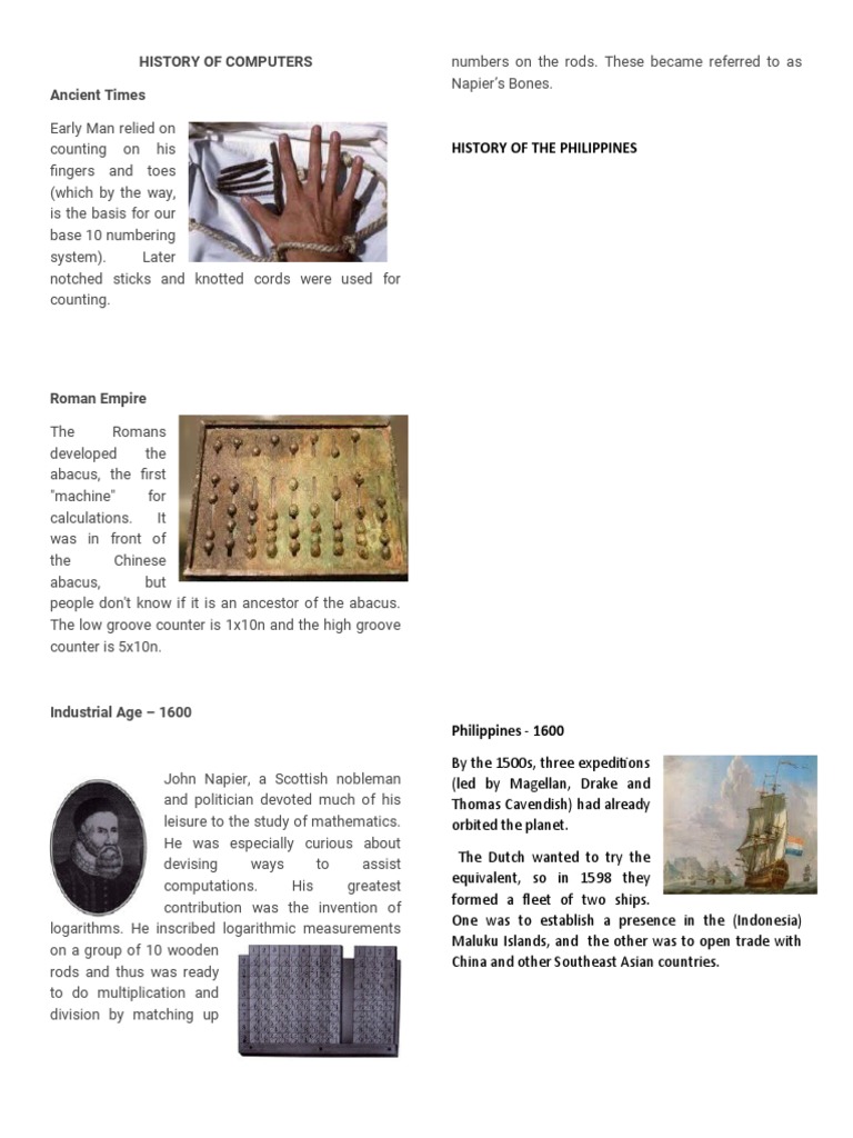 History of Computers | PDF