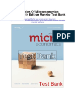 Principles of Microeconomics Canadian 6th Edition Mankiw Test Bank