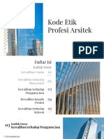 Etikapro - DPH - Minggu 2 - Kode Etik Profesi Arsitek