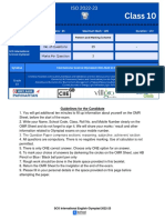 Class 10 Science Olympiad Sample Paper