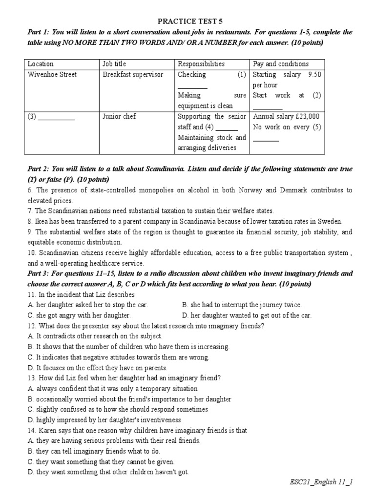 PRACTICE TEST 5 For The Gifted | PDF | Heart | Myocardial Infarction