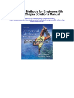 Numerical Methods for Engineers 6th Edition Chapra Solutions Manual