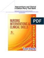 Nursing Interventions and Clinical Skills 5th Edition Perry Test Bank