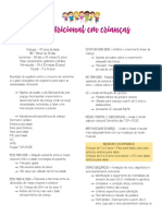 Resumo de Avaliação Antropométrica em Crianças