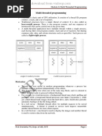 Multi Threaded Programming: Heavyweight Process. There Is One Program Counter, and One Sequence of