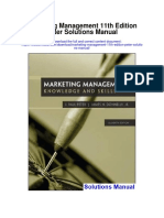 Marketing Management 11th Edition Peter Solutions Manual