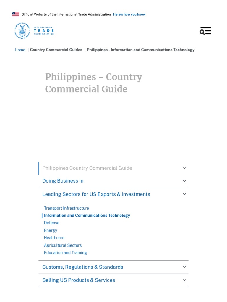 Philippines - Information and Communications Technology | PDF | Cloud ...
