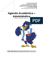 Agenda Académico - Administrativa SEMESTRE A