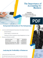 Presentation On Importance of Accounting in Business