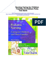 Pediatric Nursing Caring For Children and Their Families 3rd Edition Potts Test Bank