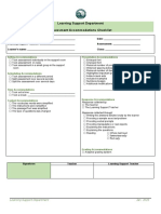 Assessment Accommodations Checklist