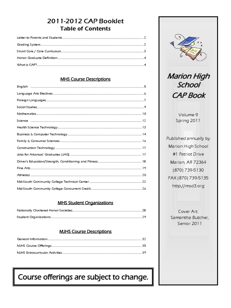 CAP Book 11 - 12 | PDF | Secondary School | Student Financial Aid In ...