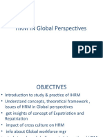 HRM IN Global Perspectives - Unit 1.