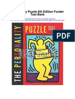 Personality Puzzle 6th Edition Funder Test Bank