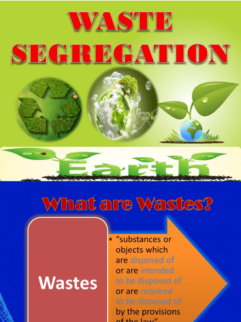 Waste segregation cleanest classroom 2018 pdf waste waste management
