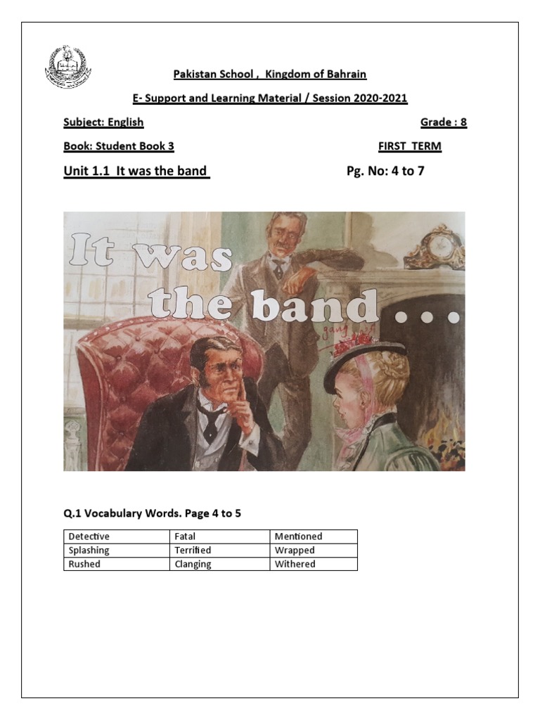CLASS 8 ENGLISH NOTES PDF CHAPTER 1 visual data 6