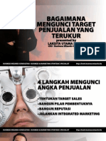 Bagaimana Mengunci Target Penjualan Yang Terukur