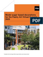 Model Sugar-Based Decorations For Pastry Summit 2023