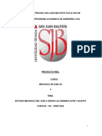 Estudio Mecánico Del Suelo Según Las Normas Astm y Aashto 2022..