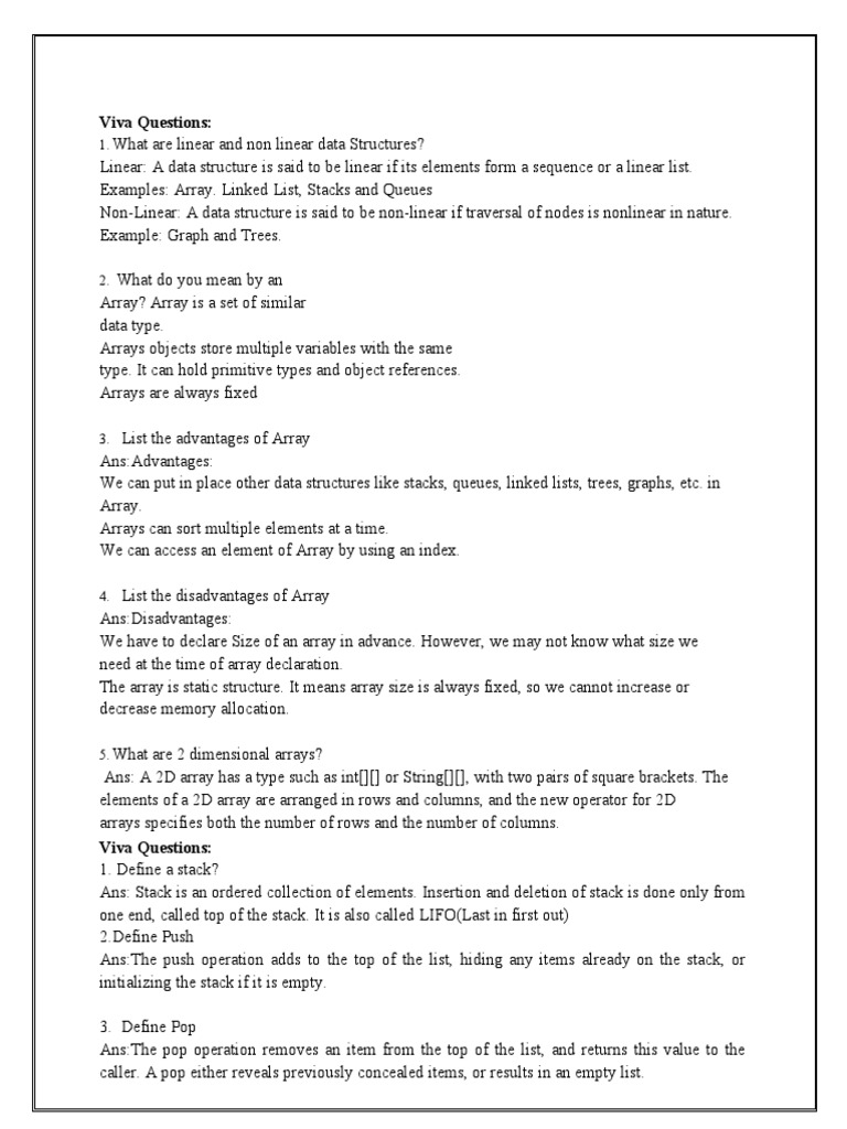 Viva Questions PDF Data Management Computer Science