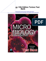 Microbiology 13th Edition Tortora Test Bank