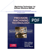 Precision Machining Technology 1st Edition Hoffman Solutions Manual